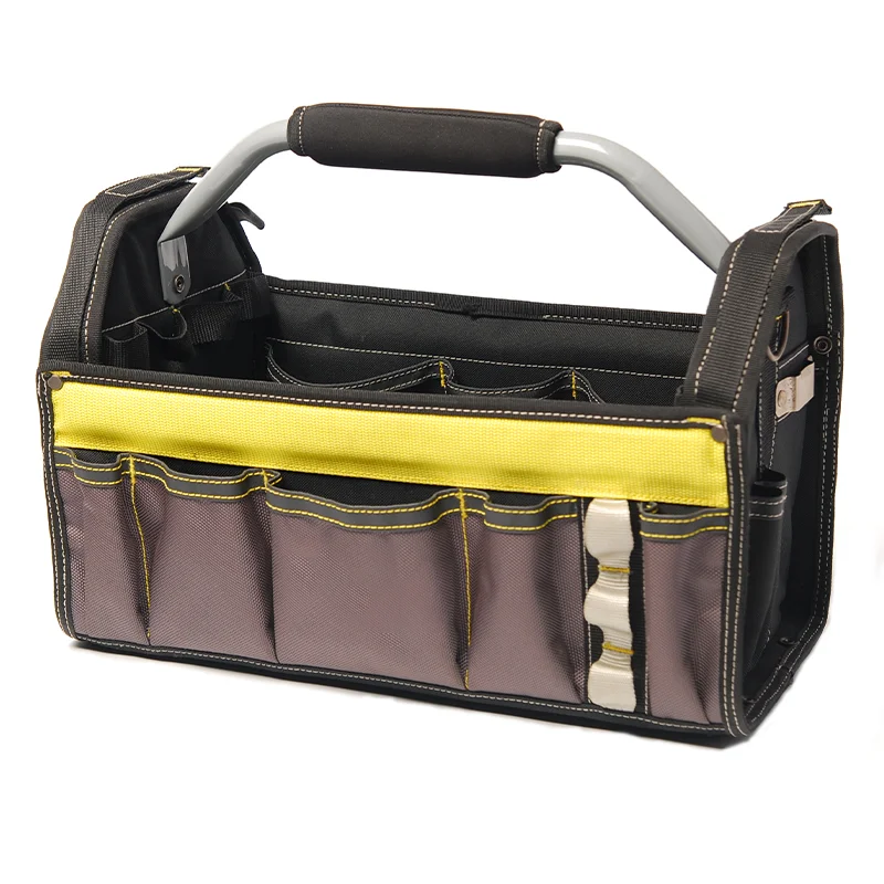 Custom Professional Electrician Garden Heavy Duty Tool Bag Wholesale Bucket Tactical Leather Tool Set Bag