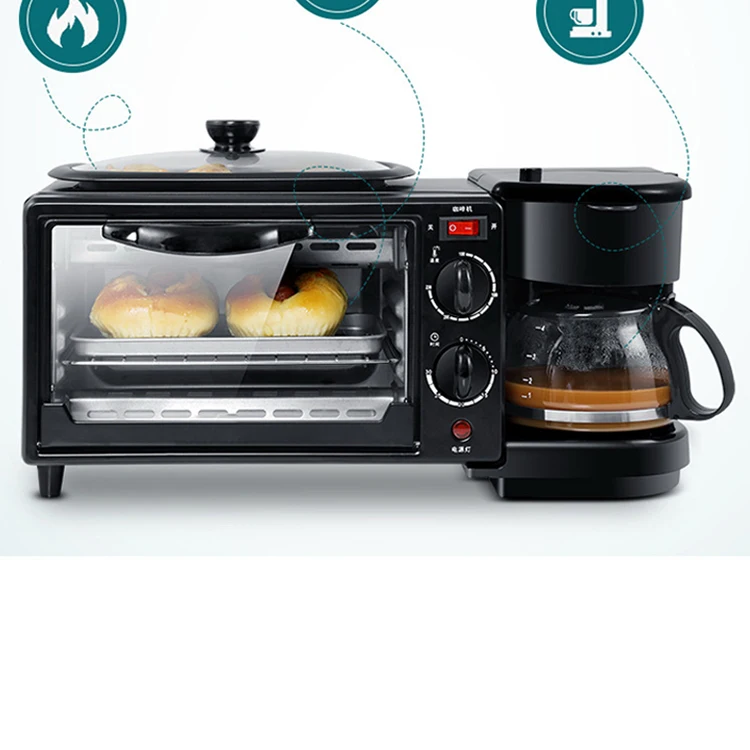 2022 Household Multifunction Breakfast Maker Machine Temperature Control Breakfast Maker 3 In 1