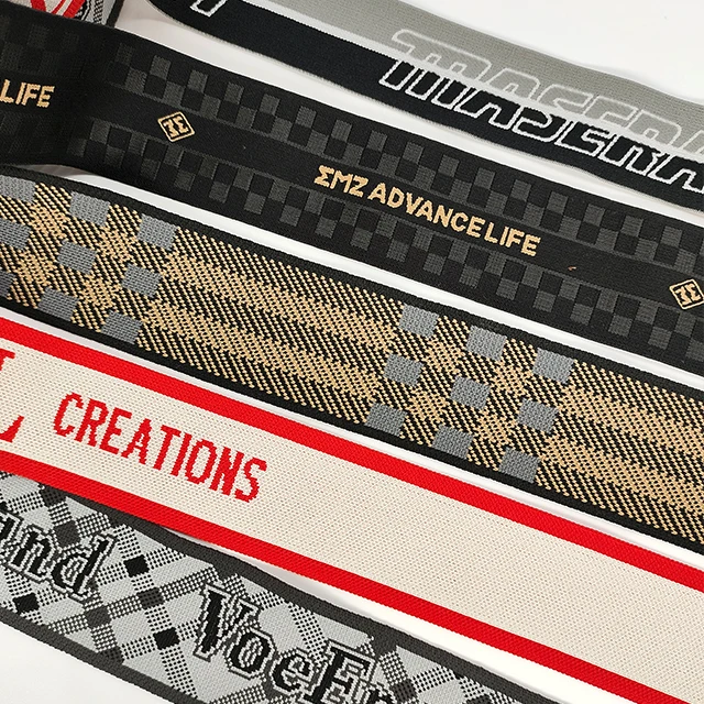 Customized Polyester Webbing /Nylon Webbing Spandex Elastic Band Ribbon Webbing