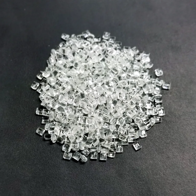 100% virgin pc Polycarbonate granules/pellets/resin Makrolon PC light transparent clear blue granules for water bottle