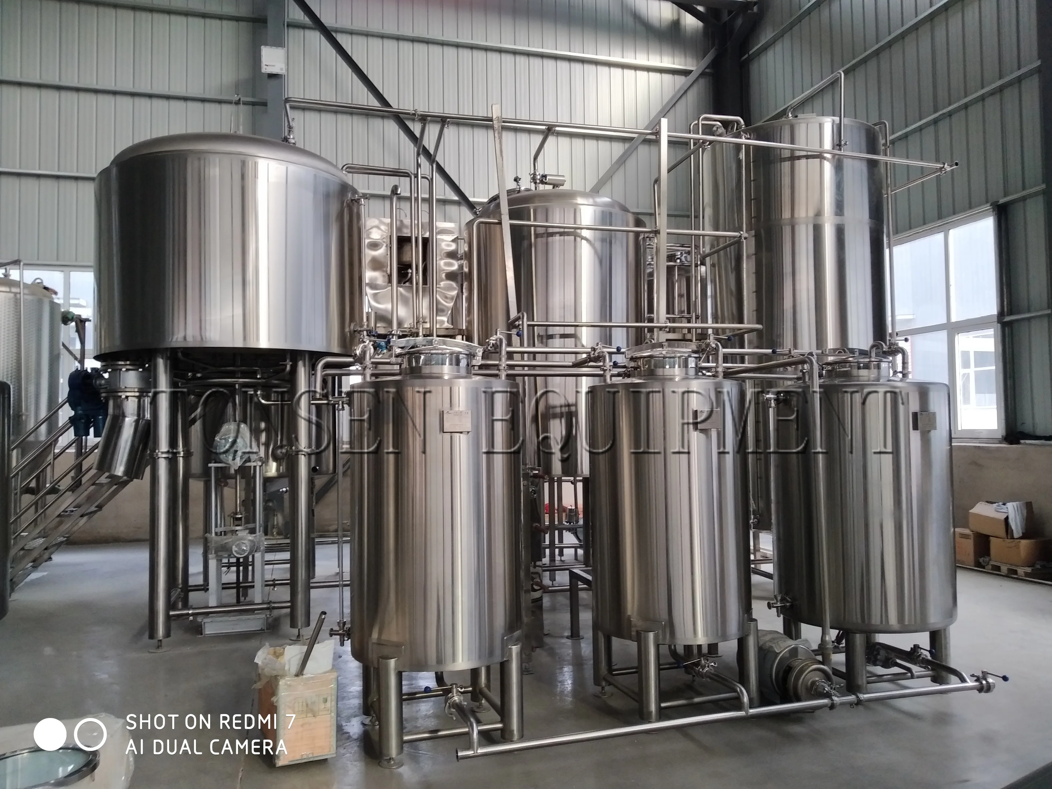 Professional  beer brewing equipment Tonsen Supplier 15BBL 20BBL Beer brewery equipment  For Craft Beer brewing equipment