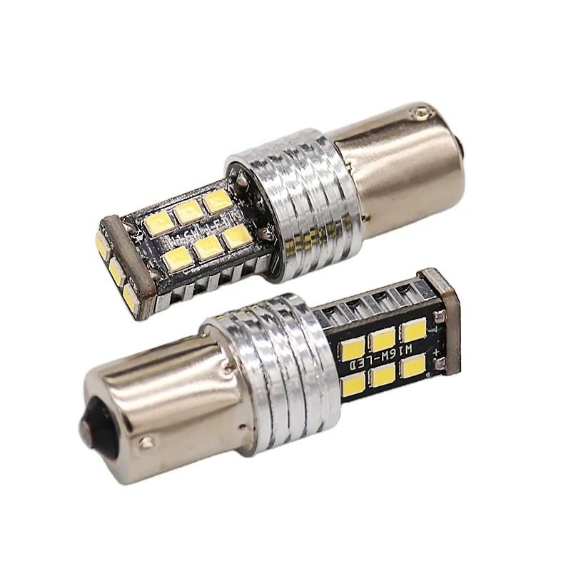 UNJOYLIOD P21W BA15S Canbus No OBC Error Super Bright 15 LED Auto Brake Lights Car Backup Reverse Lamps 1156 switchback