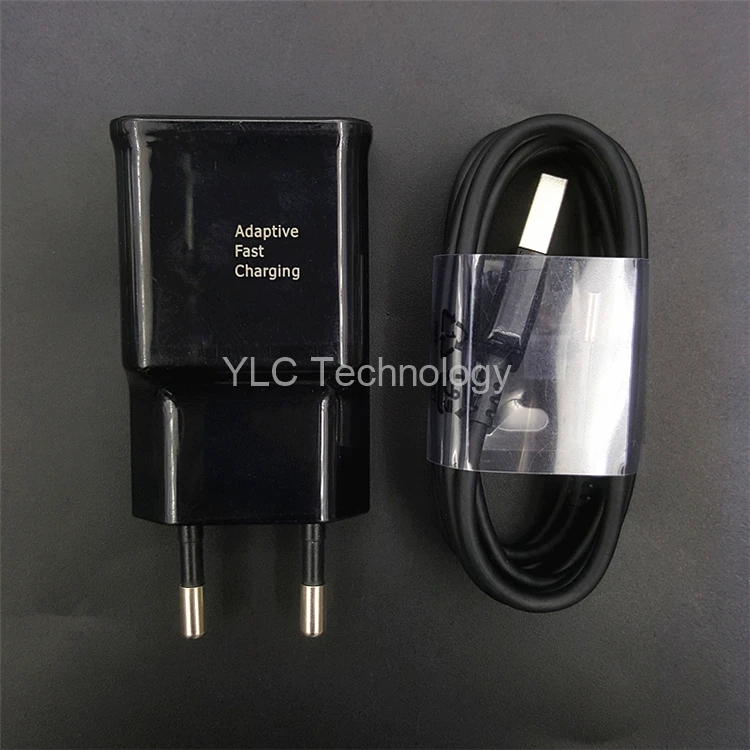High quality travel charger power adapter with USB 3.0 data cable for Samsung S8 S9 fast charger