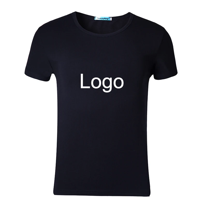 200 grams 95%Cotton 5%Spandex Wholesale Cheap Plain Men T Shirts Custom Printing