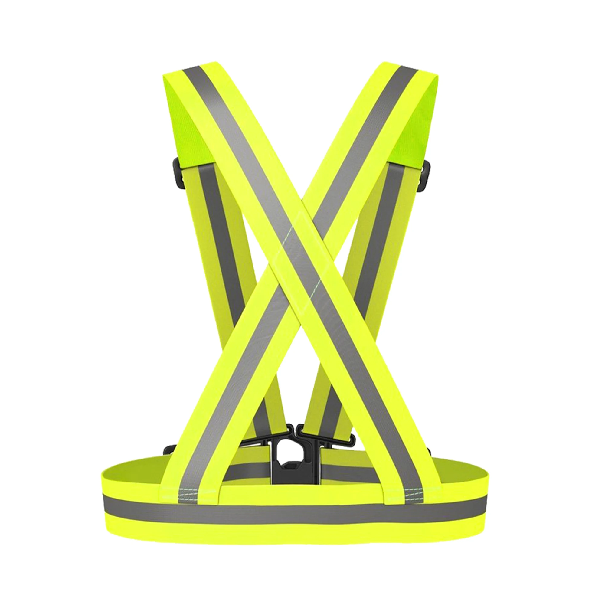 High Visibility Lightweight Night Running Cycling Belt Wholesale Adjustable Multiple Color Reflective Safety Belt Vest 4cm Width