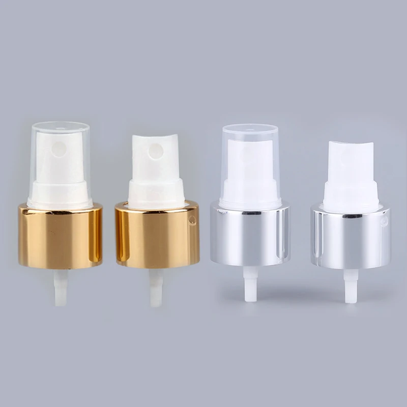 China Factory Good Price 18mm 20mm 24 410 28mm Aluminum Silver Gold Fine Mist Sprayer Facial Perfume Spray Pump for Glass Bottle