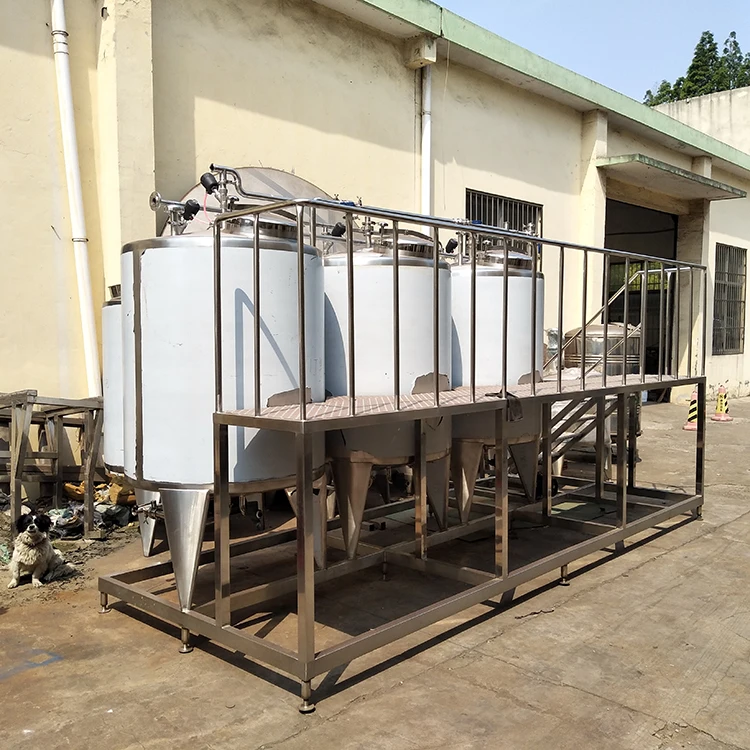 Automatic SS304 Stainless Steel Cip Cleaning System / Cip Washing System