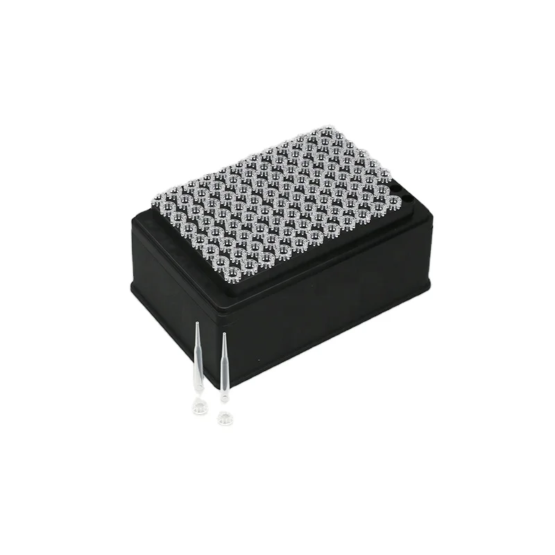 Disposable Agilent Bravo 250ul Natural Low Retention Sterilized Filter Robotic Pipette Tips Molecular Grade Pipette Tips