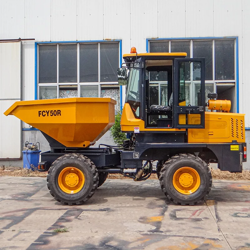 FCY50R качающийся ковш 4x4 мини-самосвалы дизельный Camion гидравлический самосвал для инженерных и строительных