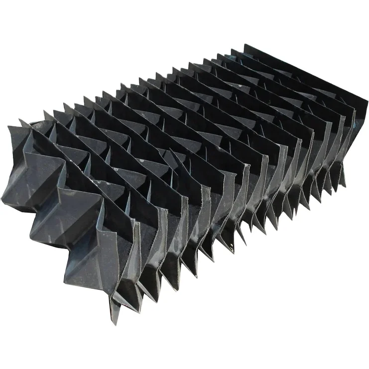 Drift eliminator for counter flow cooling tower