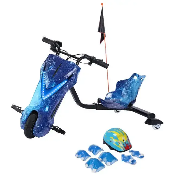 2023 New trend drift trike cheap motorized for sale , 250w 36v electric drifting scooter drift trike scooter for kids 5-12 year