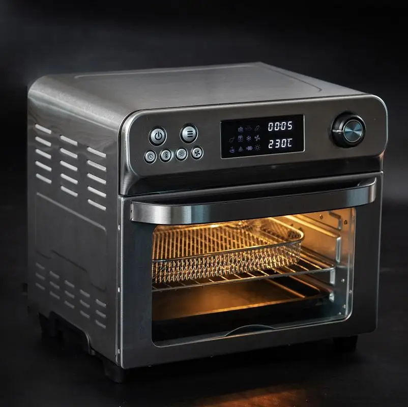 24L Liter 1700W Factory Price Healthy Digital Air Fryer The Power 360 Digital Manual Air Fryer Oven