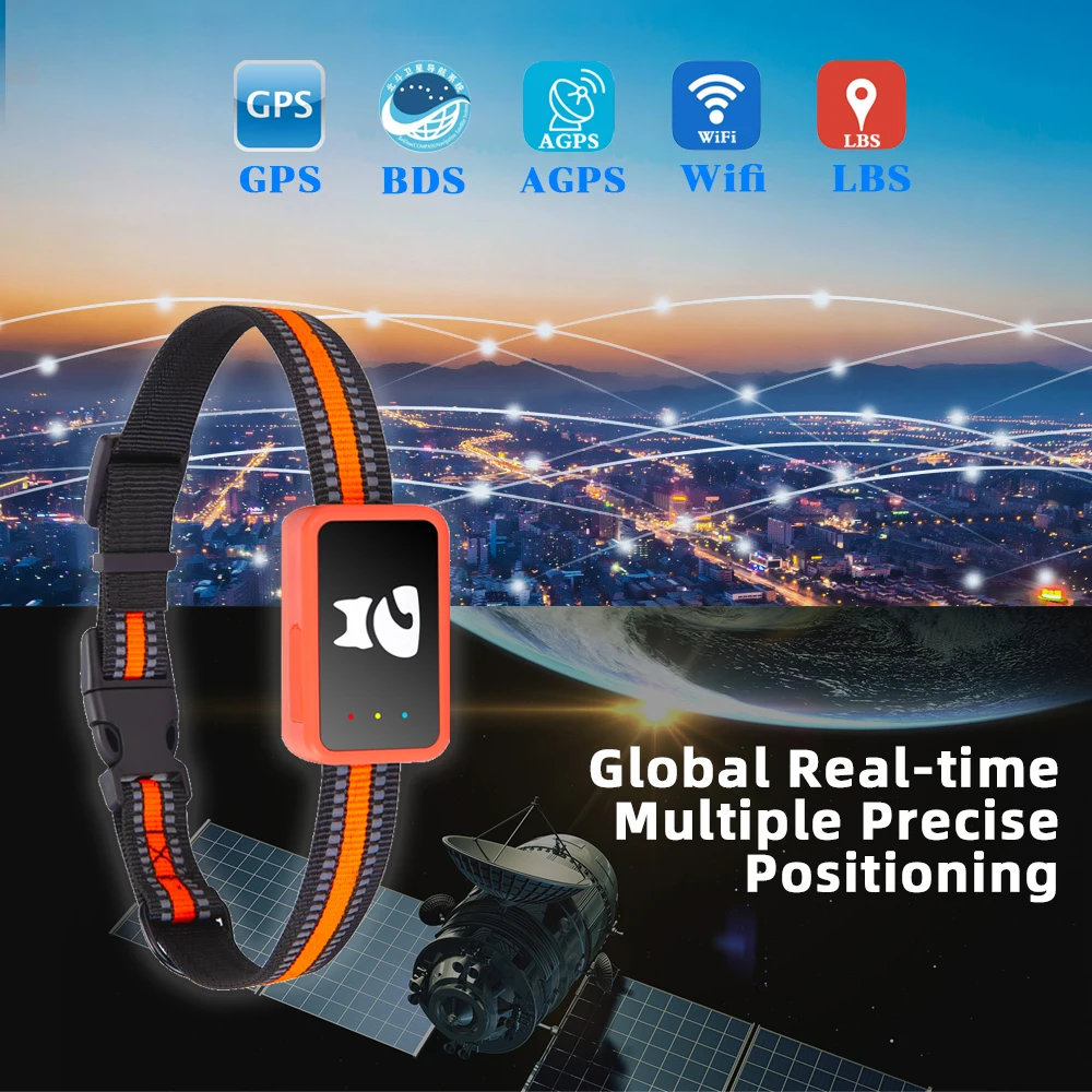 Самый маленький G68P легкий 4G GPS трекер для домашних животных собаки кошки бесплатное приложение в режиме реального времени отслеживание здоровья шаг мониторинга калорий