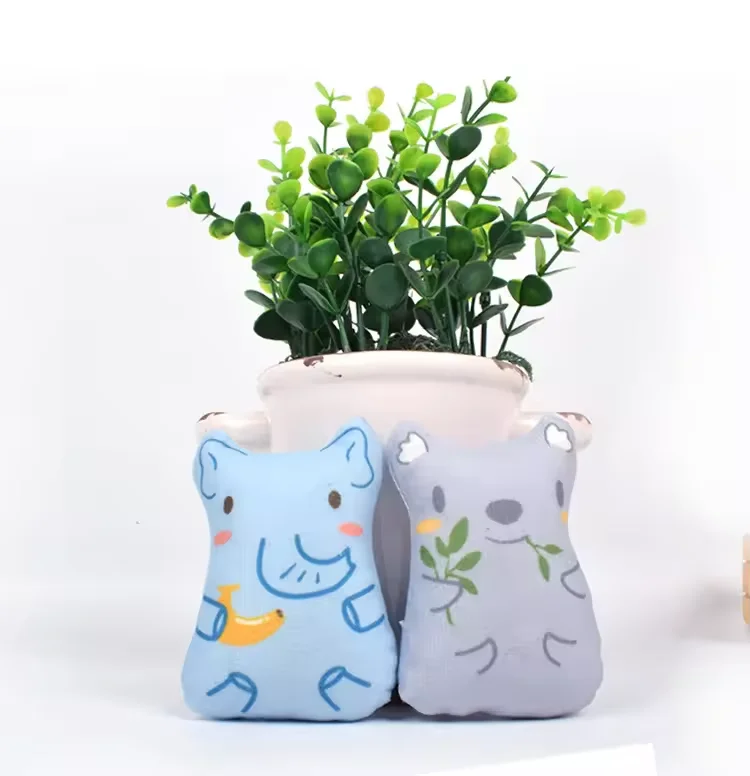 Interactive Teething Kitten Catnip Toy New Animal Cat Plush Toy With Catnip