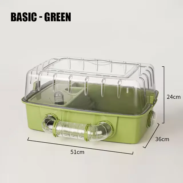 Transparent Acrylic Tunnel Animal Pet Cage Cage Panoramic Skylight Guinea Pig Cage