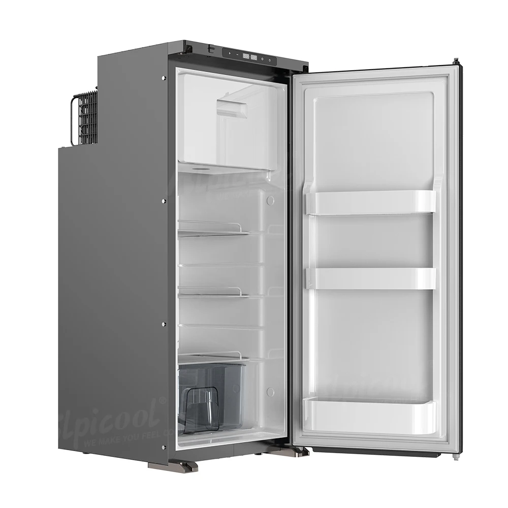 Alpicool R90 90L 12v Портативный морозильник RV маленький холодильник вертикальный автомобильный холодильник