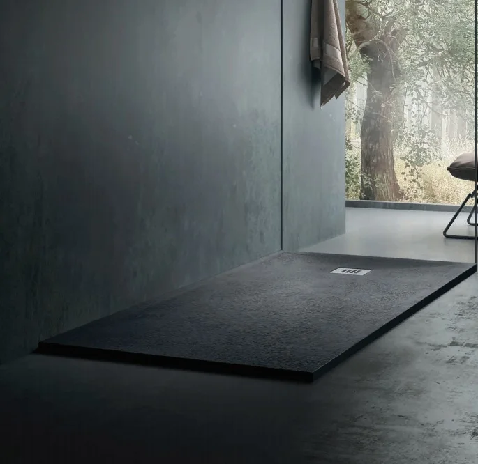 Morden Family Bathroom Solide Surface Stone Resin Shower Tray