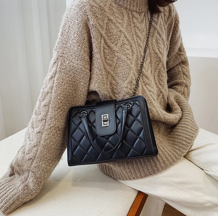 Wholesale Women Shoulder Bag Large Ladies Designer Hand Bags Luxury Handbags For Women Branded Pu Leather Ladies Sling Bag