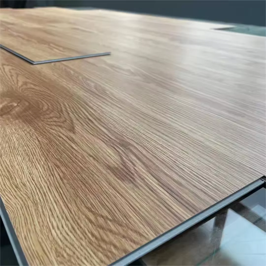 Interlocking Floor Tiles Vinyl PVC Plastic LVT LVP Planks Click Lock SPC Wood Flooring