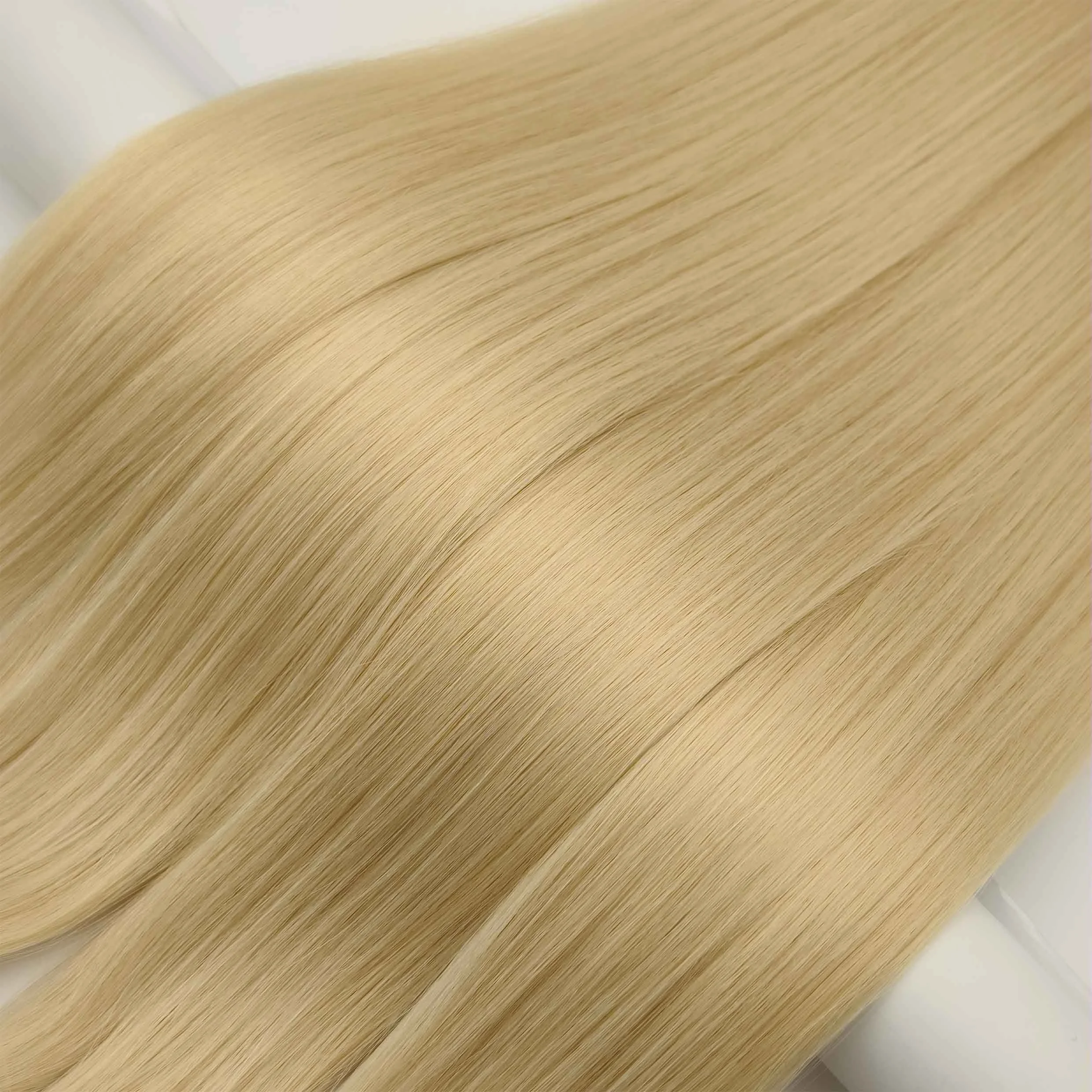 Manufacturing Factory Wholesale Prices Double Drawn No Return Hair Top Quality Raw Virgin Russian Hair Flat Weft Hair Extensions
