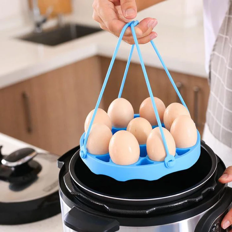  Прочный силиконовый отпариватель для яиц с 9 отверстиями стойка ручкой кухонная утварь противоскользящий инструмент приготовления