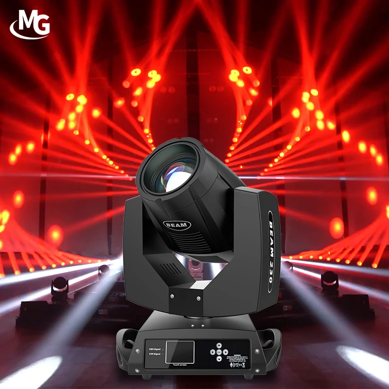 Stage Lighting DMX Beam 2307R 230W Sharp Beam Moving Headlights For DJ Disco Wedding