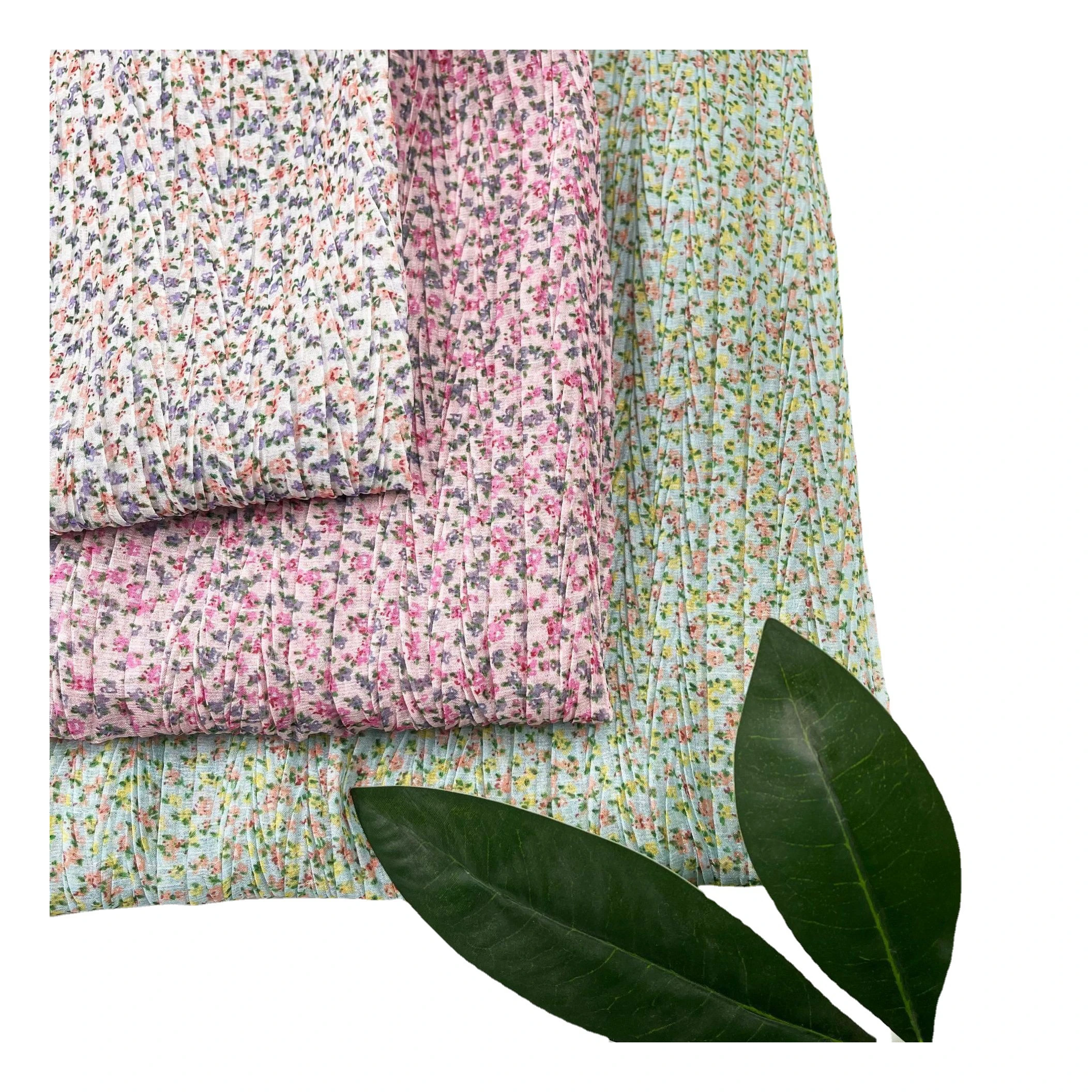 printed 25gsm dirac somali light and transparent stock silk chiffon crepe fabric for scarf and dress polka dot chiffon fabric