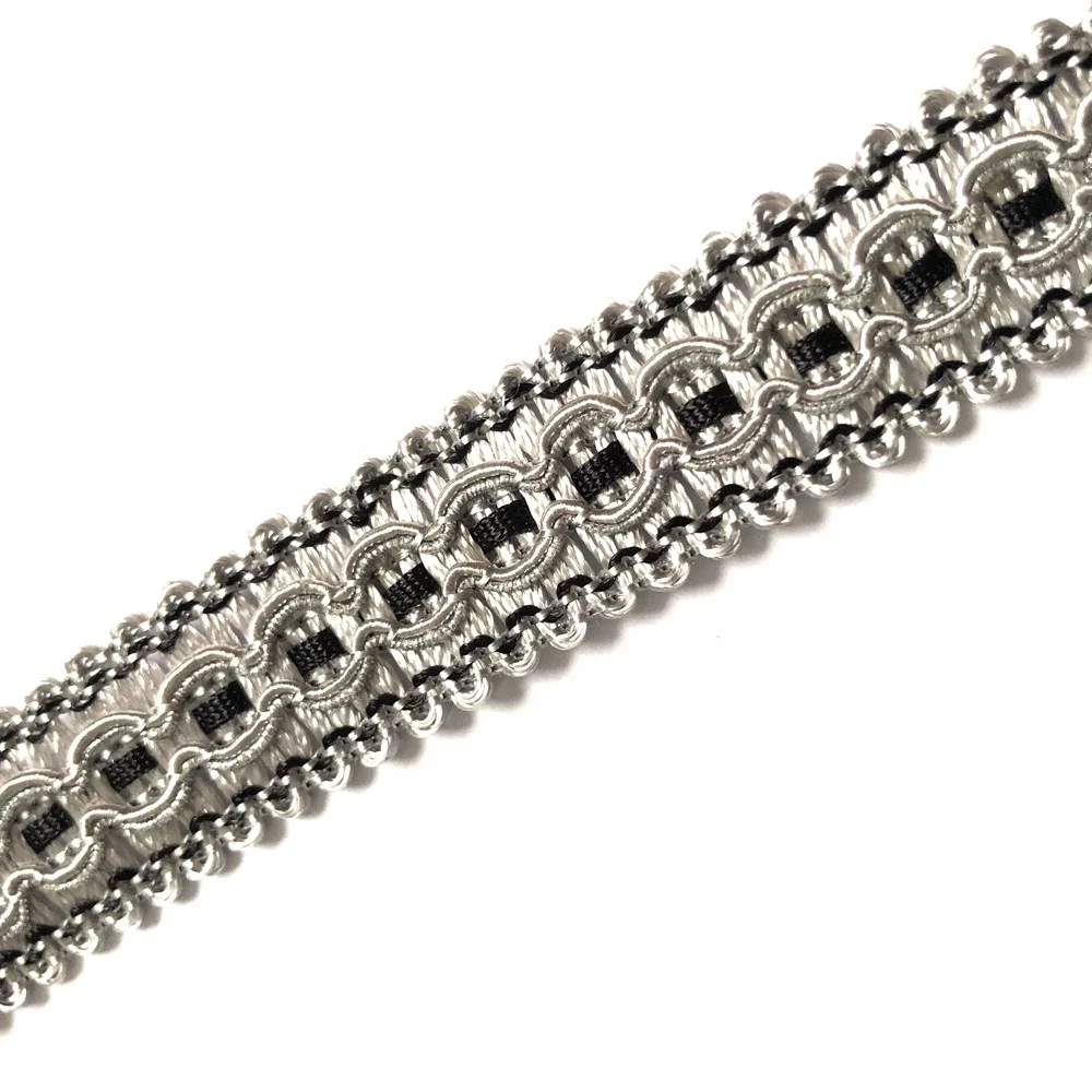 Fast Shipment Readymade Macrame Gimp Braid Trims For Clothings Sofa Cushion Curtain Home Textile