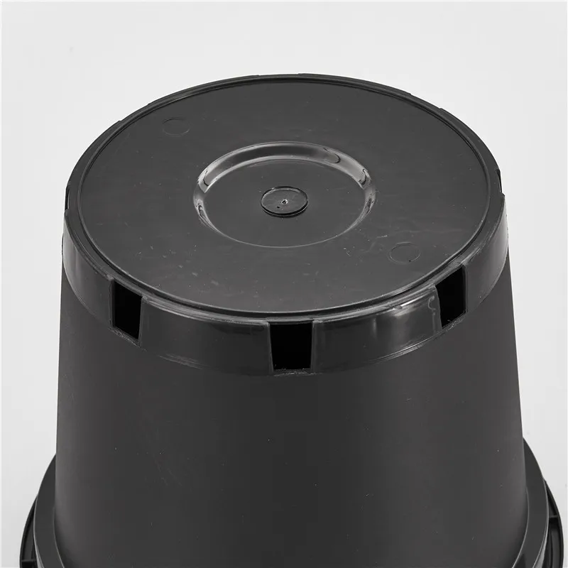 1 Plastic Bulk  Nursery Black Plant Pots Mold Large Decorative 3 Gallon Flower Pots
