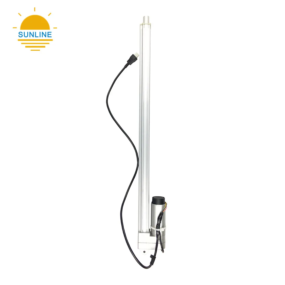 Compact Dimension Hall Sensors Electric Linear Actuators 2500N IP66