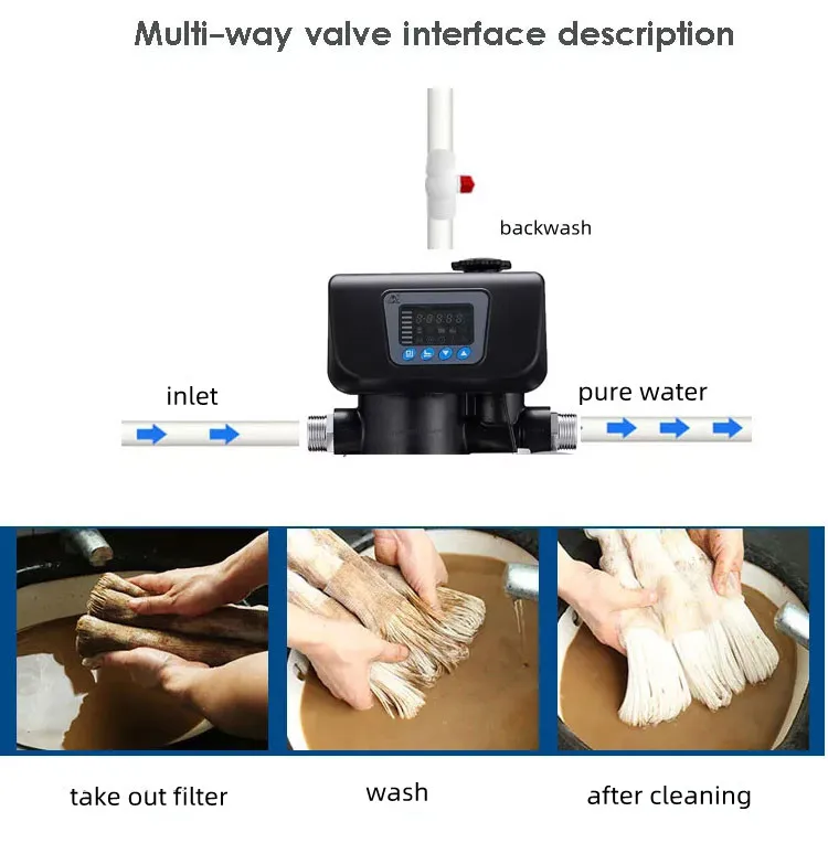 EIREE Whole House Water Filtration System Drinking Customize 4000L/8000L Stainless Steel Water Filter Purifier Uf Water Purifier