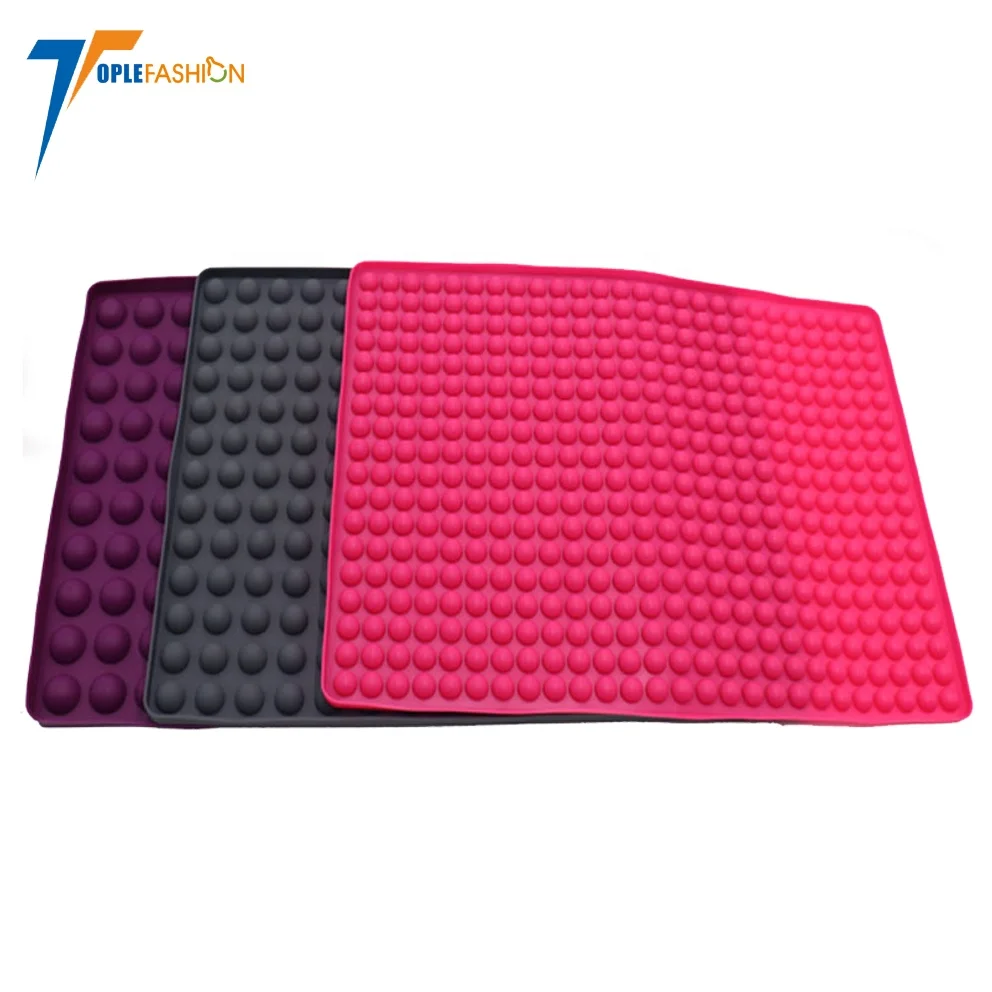 221 cavities Silicone drain pad baking mat Semi Sphere biscuit baked in Molds for Ganache Jelly Caramel Cookies Pet dog Treats