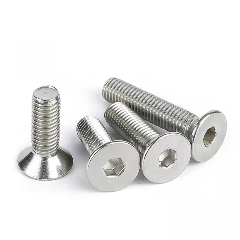 Fastener factory direct sales stainless steel Countersunk head hexagon socket bolt screw with good price