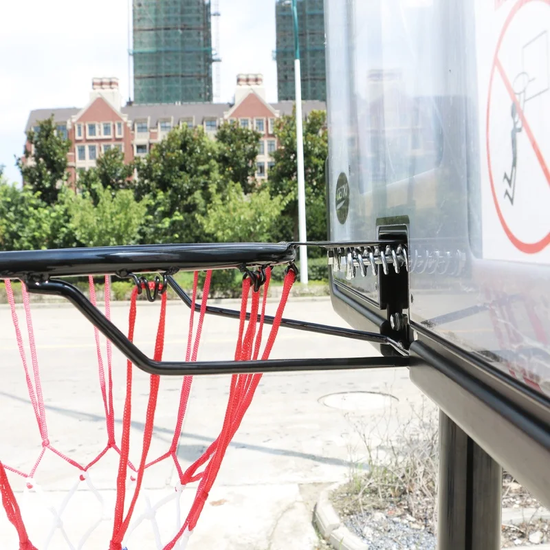 A-100321AL Wholesale Adjustable/Removable Outdoor 43' Backboard Basketball Stand Hoop Portable For Adult/Kids