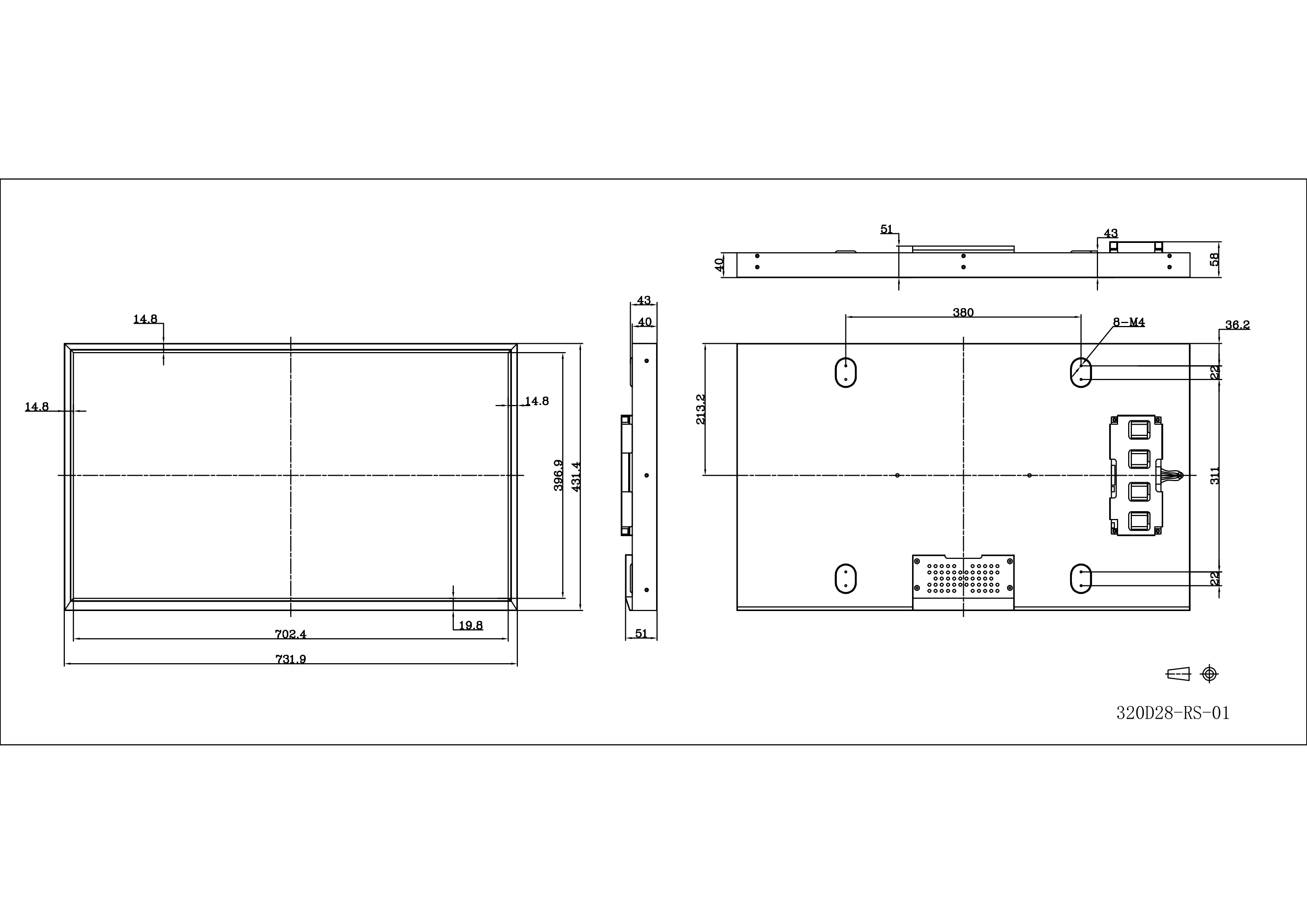 1920*1080 lcd display screen 32 inch lcd panel with led backlight