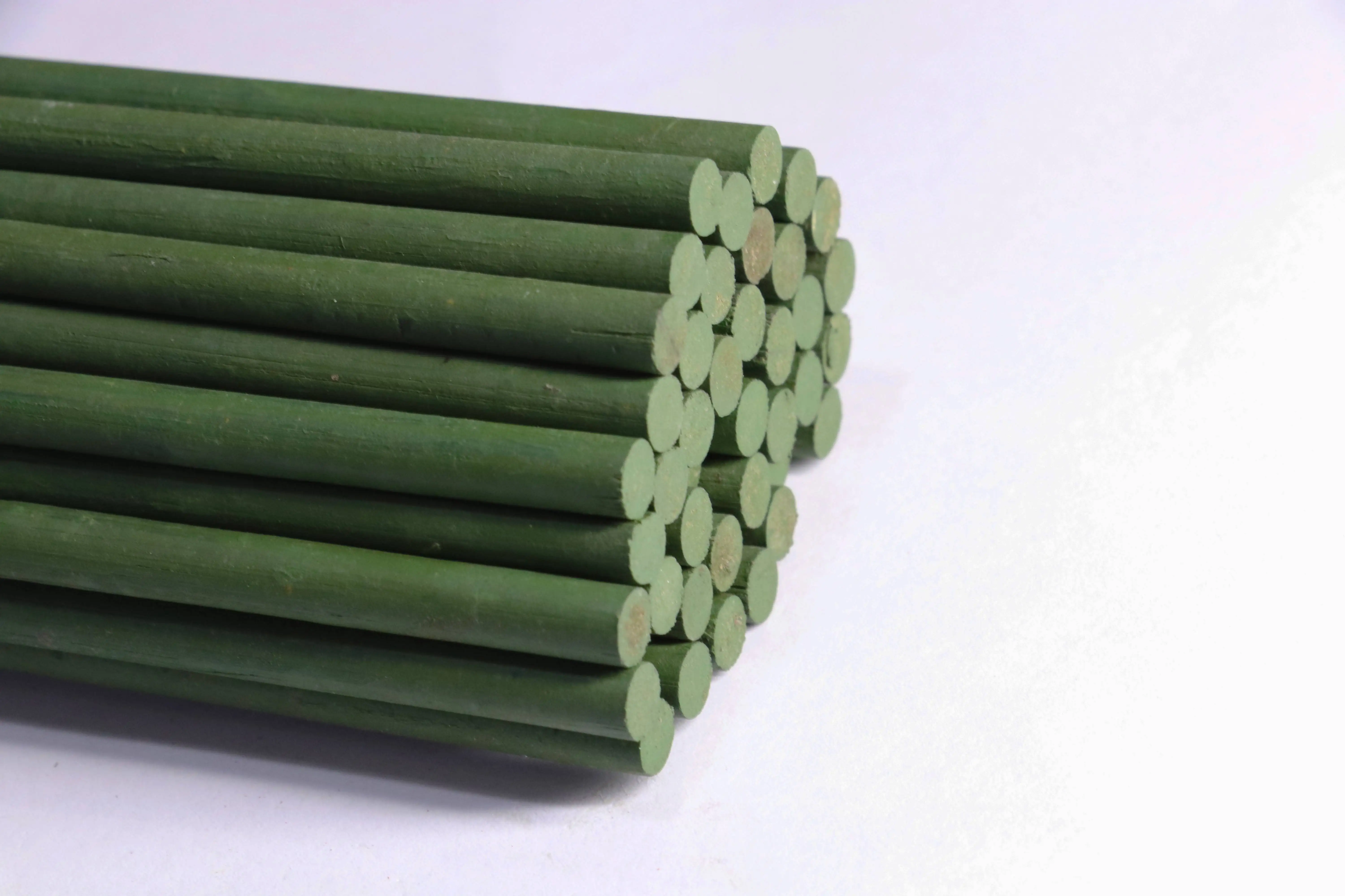 
green long paint plant bamboo flower stick for garden 