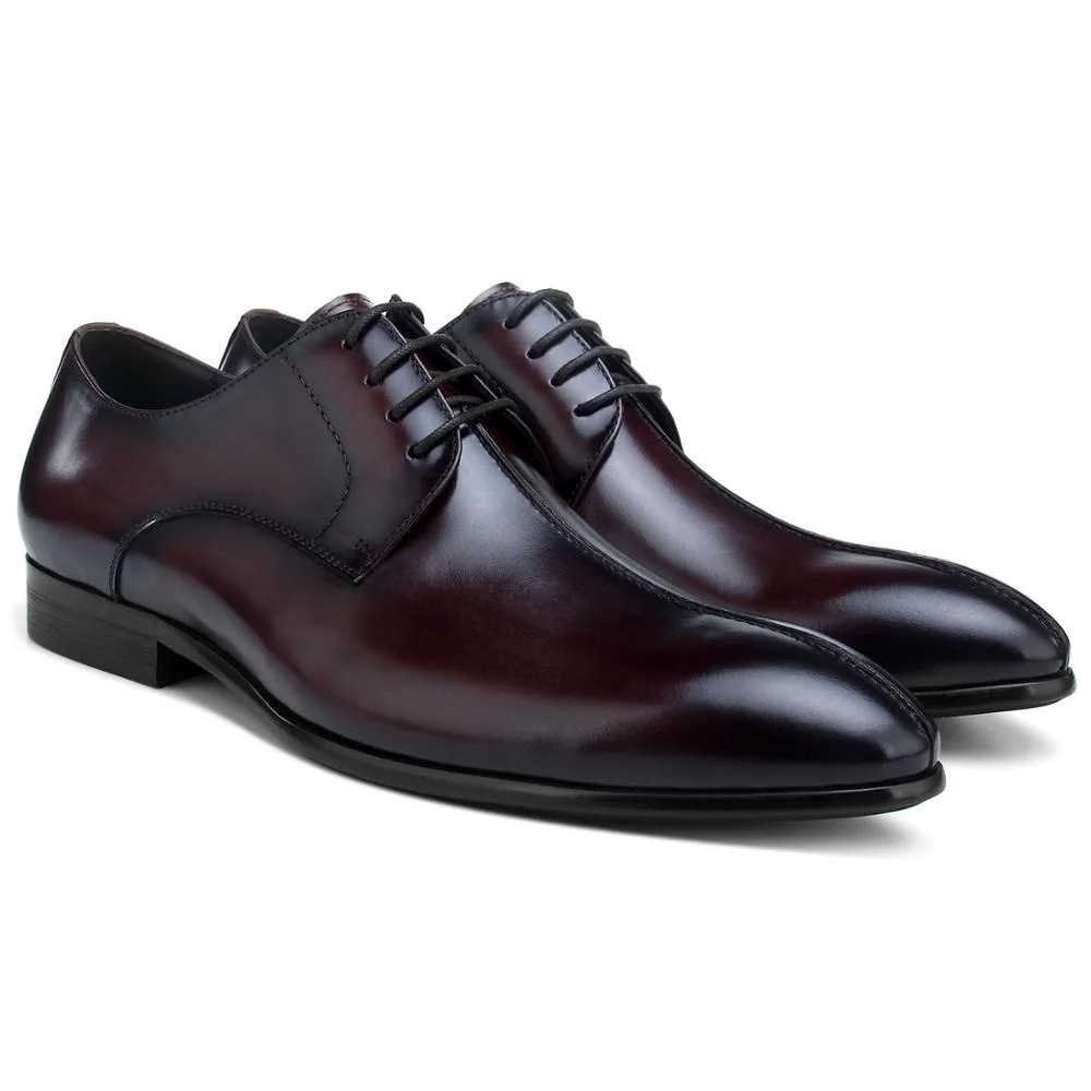 2020 Handmade Classical Italian Shoes Men Genuine Leather Italian Carved Wedding Mens Dress Shoes for Business