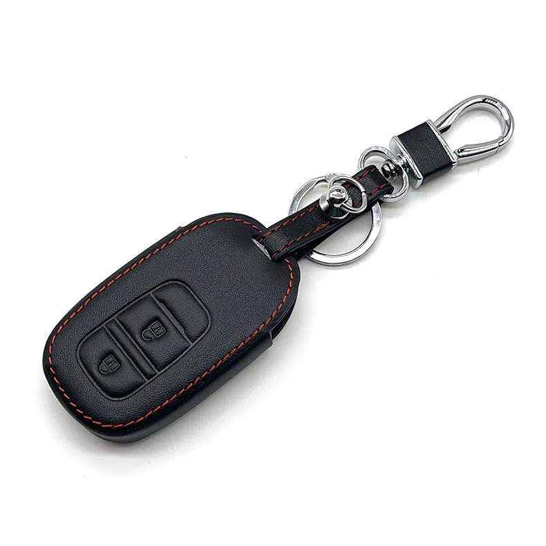 Leather Car Key Fob Cover Case for Honda 2022 2023 2024 For Civic for Accord For CR-V For HR-V For Pilot Accessories