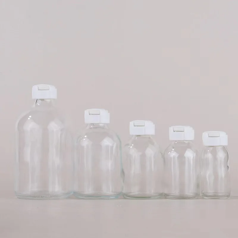 Wholesale private label Penicillin glass 20ml bottle with aluminum cap small cap packaging