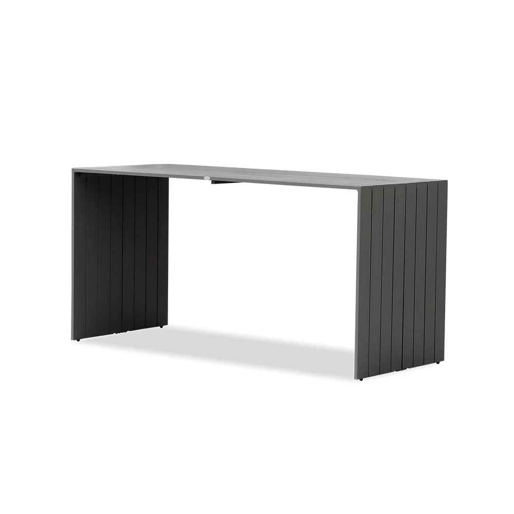 aluminum outdoor bar counter table and chair set stool accessories garden resort hotel bar furniture