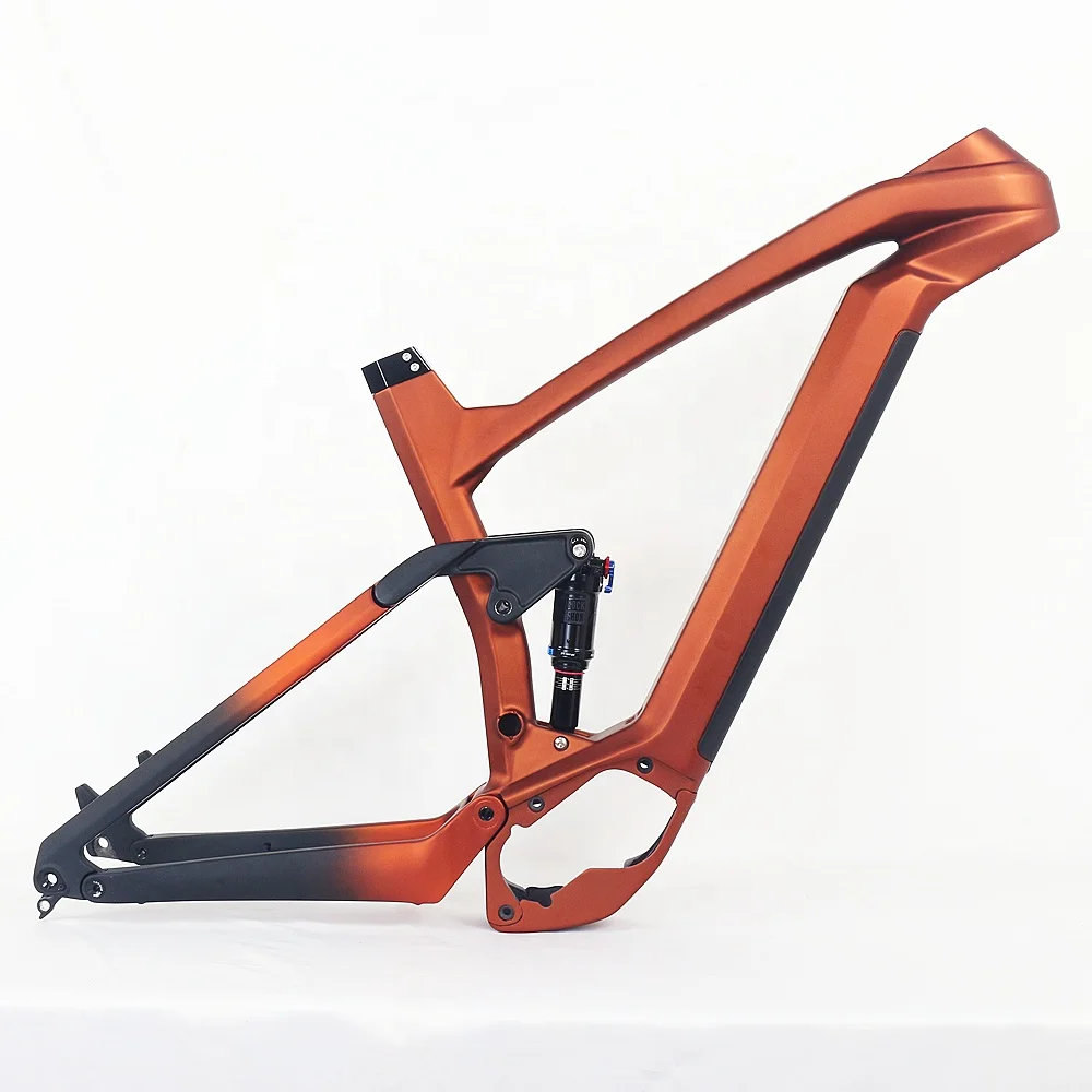 Winowsports 2023 Full Suspension 29er MTB Enduro e-mtb Frame EP8 Motor e-bike MTB Carbon Frame EF837