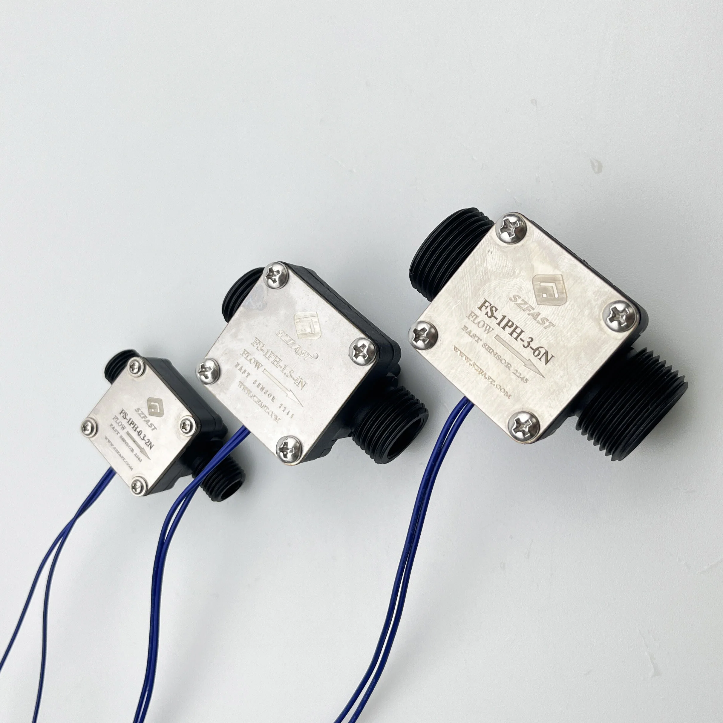 Factory directly wholesale automatic 10mm 12mm barb connector G1/2  G 3/4 magnetic water flow switch