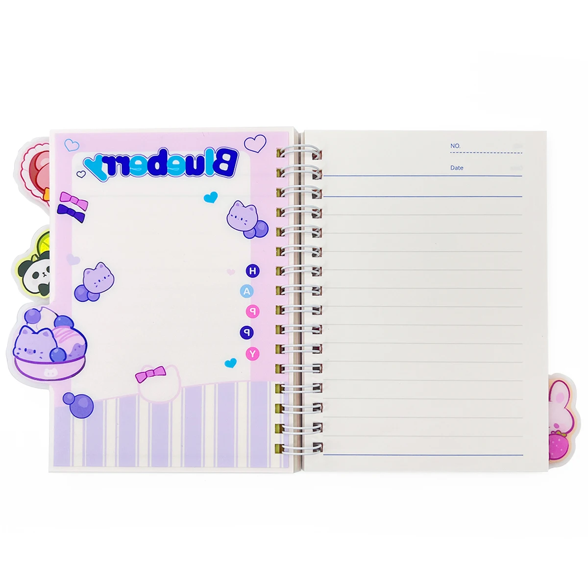 VOGRACE A5 Wholesale Stock Hardcover School Custom Spiral Journal Notebook With Dividers Spiral Notebook For Students