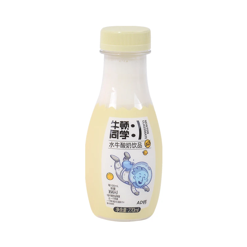 OEM 270ml Yogurt Milk Drink Good Quality Sterilized Liquid Original and Strawberry Flavors for Adults and Children 166KJ