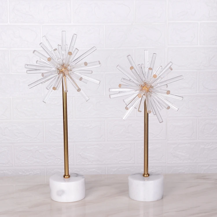 HOME DECORATIVE ACCENT GLASS STATUE MODERN LUXURY DECOR ROOM DECOR AESTHETIC HOME FURNISHING