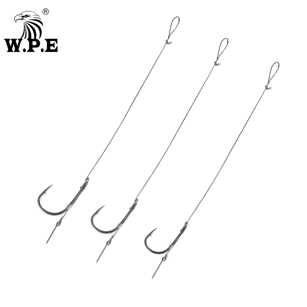 W.P.E Customized Carp Fishing Ready Tied Chod Rigs 2#/4#/6# Metal Bait Spike Method Feeder Boilie Accessories Rig Tackle