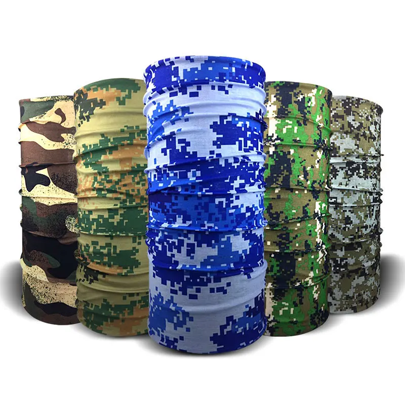 Fashion New Multifunctional Seamless Tube Bandana Custom Printing Logo Bandana Scarf Face Cover Neck Gaiter For Man