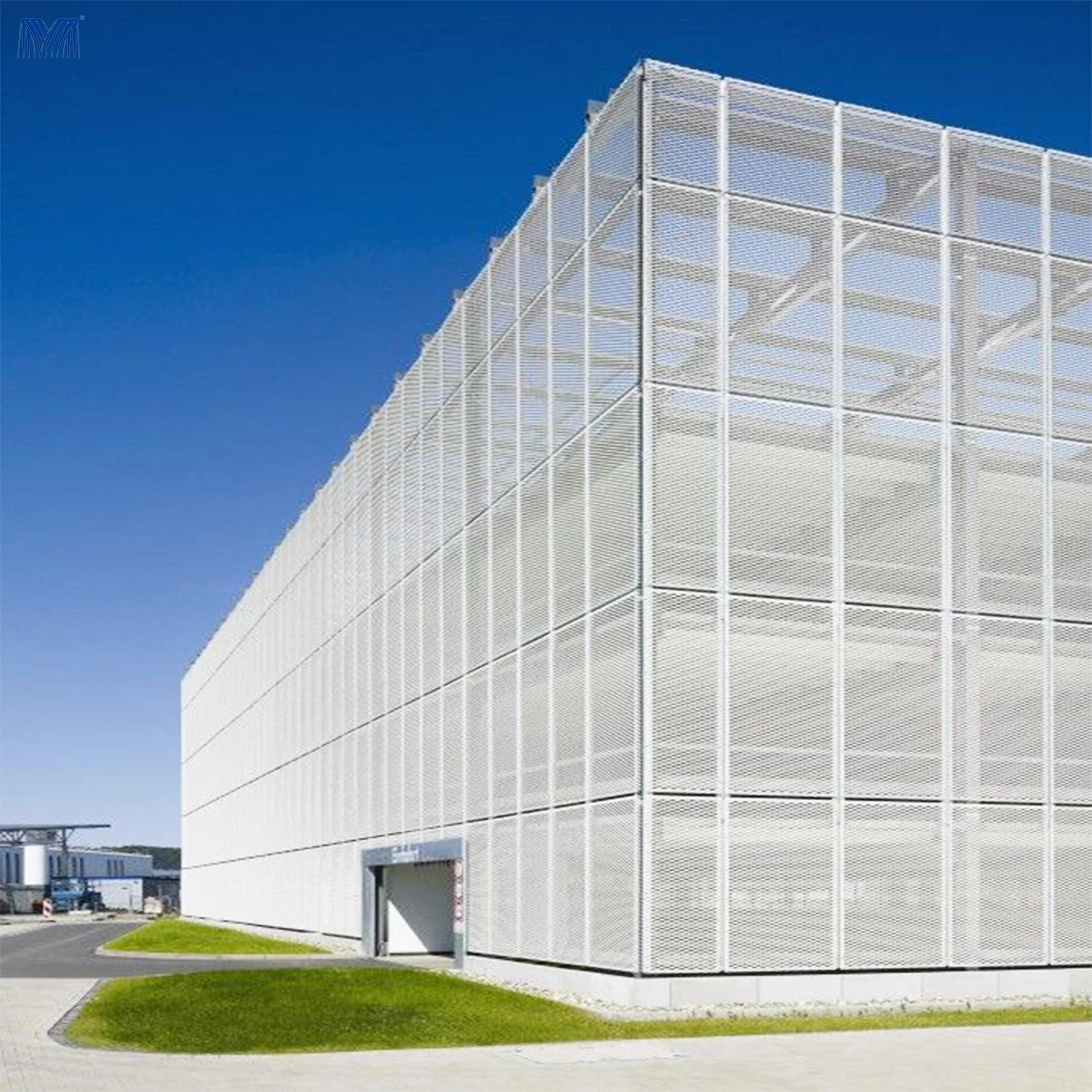 Round hole perforated metal manufacturer 3d Decorative Aluminum Expanded Metal Exterior Building Facades Wall Cladding