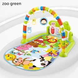 Baby fitness piano play mat educational activity gym baby piano mats soft crawling practice game carpet pedal piano play mat