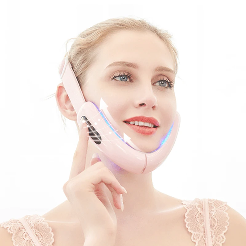 Face Lifting Device Electric V Face Machine Slimming Vibration Double Chin Reducer  Electric V Face Shaping Massage